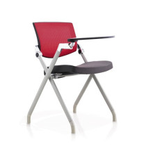 High-end wordpad training chair Guest chair Student chair conference chair Mesh folding chair with wordpad chair Office