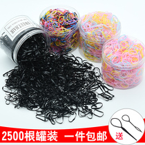 Disposable small rubber band Childrens fresh hair ornaments Girl baby does not hurt hair Rubber band tie hair hair rope hair circle