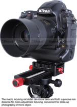 MFR150 metal macro pan tilt a millimeter fine-tuning damping zoom RRS shoot flowers and plants Cordyceps Aka standard