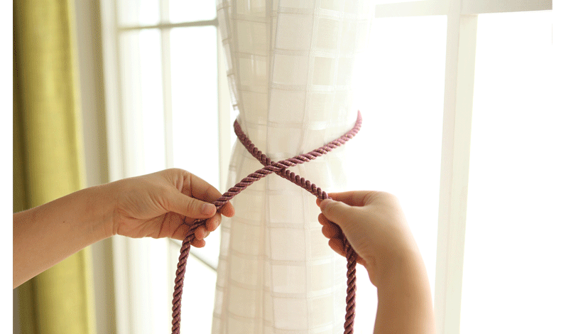 窗帘绑带绑绳包邮10元以下 窗帘绑绳百搭窗帘绑带创意卧室挂钩客_4