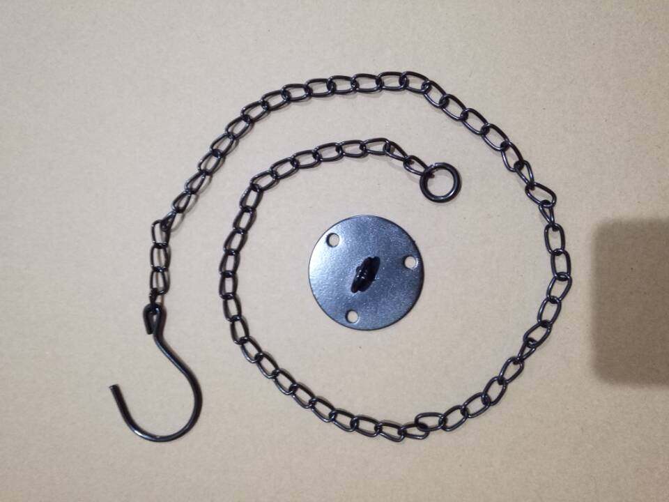 铁艺吊链 铁制挂钩挂链 椰棕吊篮盆挂链 diy挂件悬挂花盆链条链子