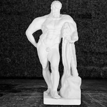 Fine art teaching aids 54cm Hercules Sculptures Sketch objects Decorative Props Vigorous God Statue Bust Models Pendulum