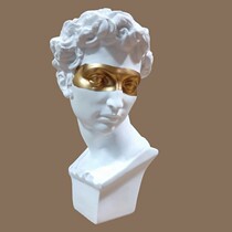 15cm High and small Wei Giuliano-Medici resin Nordic figure Little Head of Color Statue Fine Art Supplies