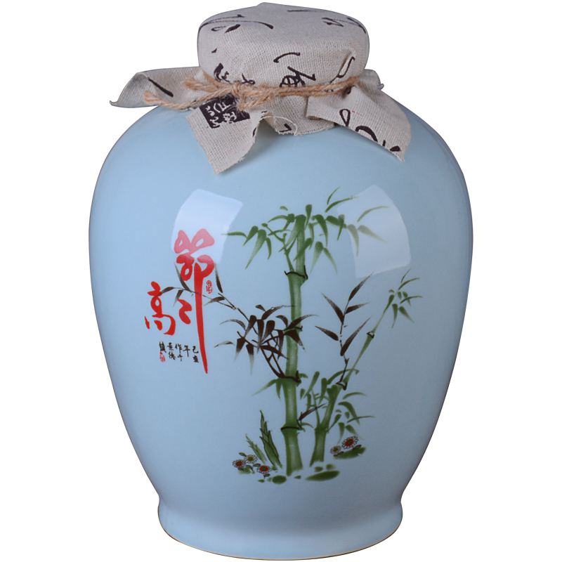 An empty bottle archaize of jingdezhen ceramic creative household 1 catty 2 jins of three jin of 5 jins of 10 jins liquor altar sealed jar