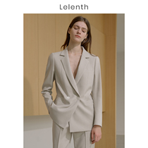 Lailun 2021 autumn new workplace high-end commuter elite female coat intellectual fashion light coffee suit suit suit