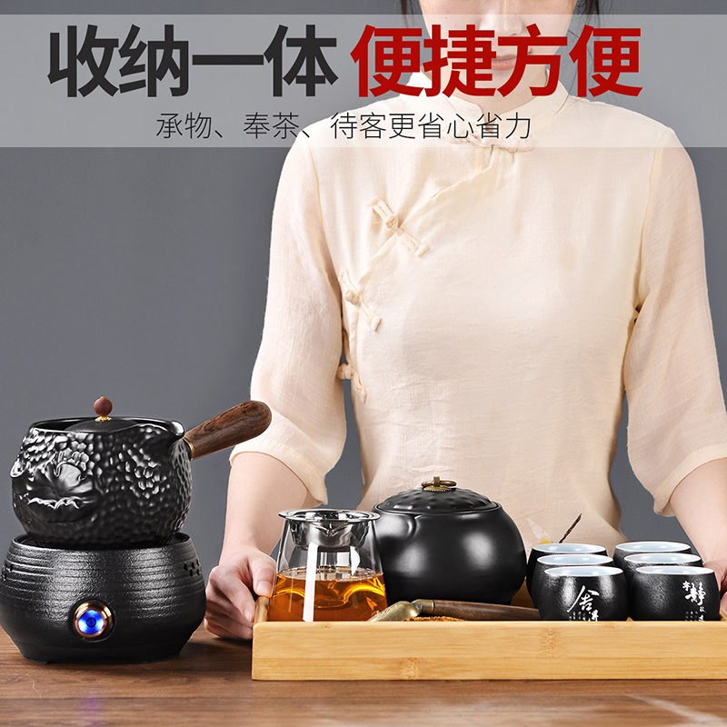 It still fang ceramic tea stove cooking the boiling pot of tea, the electric TaoLu home side pot suit black tea pu - erh tea