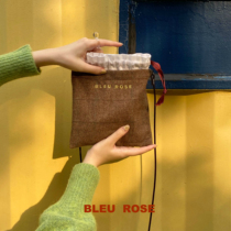 BLEU et ROSE (One day in Edinburgh Cappuccino)Original Wool Messenger Bag