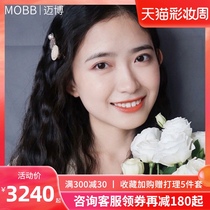 Wig female long curly hair Light lace Wool roll Natural water ripple egg roll head real hair full head cover type