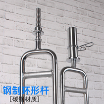 Solid ring Rod barbell Rod electroplating Olympic Rod two triceps rod type rod shrug shoulder hard pull fitness Rod