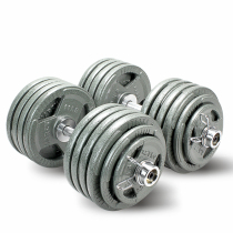 Foot heavy paint Austrian rod large hole pure iron 20 40 50 60 80100KG dumbbells mens home fitness pair