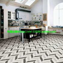 Grey fish bone wood grain tiles 300X300 dining room bedroom balcony kitchen bathroom living room all porcelain wall tiles