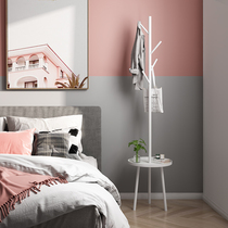 Iron household coat rack floor-standing Nordic style hanger bedroom interior clothes rack door living room hanger