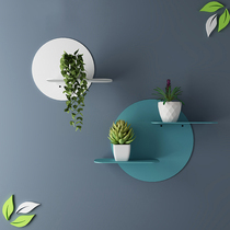 Wall shelf wrought iron wall combination decorative frame TV sofa background Wall Wall wall hanging clapboard