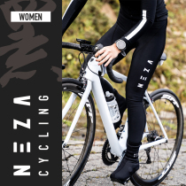 NEZA SPEED female black braces riding pants 0-15 degrees Autumn Winter Warm Grip Suede Road Bike