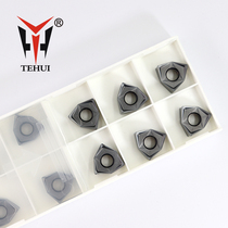 Kyocera groove type WNMU080608 milling blade 90 degree right angle heavy cutting blade large triangle double-sided blade