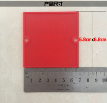 Type 86 alarm engineering wire box protection cover decoration with color protection plate custom printed word pvc wire box cover plate