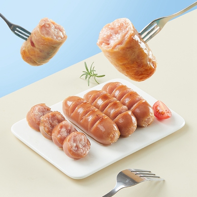 红小厨原味烤肠火山石台式热狗肠肉肠500g*2