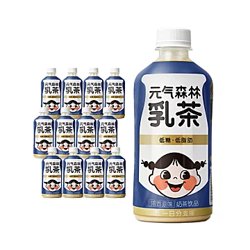 猫超元气森林乳茶450ml*12瓶[5元优惠券]-寻折猪