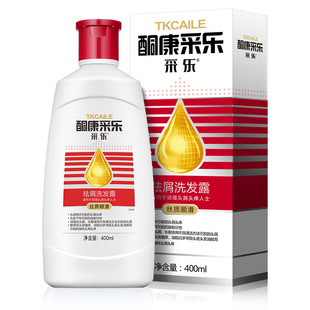 采乐酮康洗发水去屑止痒控油400ml（丝质顺滑）洗发露洗头膏正品