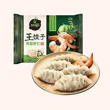 希杰必品阁（bibigo）荠菜虾仁王饺子350g[2元优惠券]-寻折猪