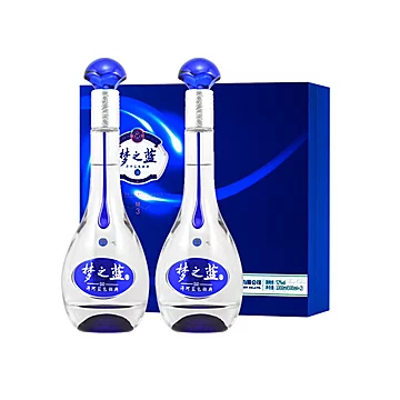 【洋河梦之蓝】M3-52度500ml*2瓶礼盒[120元优惠券]-寻折猪