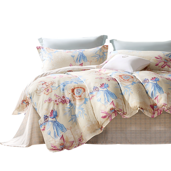 Fuanna Home Textiles Four-Piece Set Pure Cotton Quilt Cover Three-Piece Set Door Bedding Bedding Bed Sheets
Fuanna Home Textiles Four-Piece Set Pure Cotton Quilt Cover Three-Piece Set Door Bedding Bedding Bed Sheets