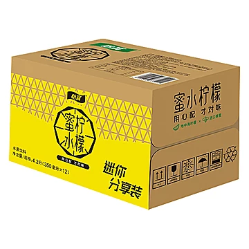 返卡2元！怡宝蜜水柠檬350ml*12瓶[5元优惠券]-寻折猪