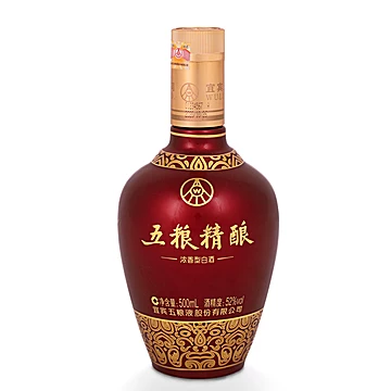 五粮液股份五粮精酿中国红52度500ml[20元优惠券]-寻折猪