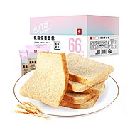 包邮良品铺子低脂全麦面包整箱560g