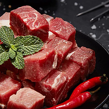 大庄园进口牛腩肉2斤牛腩块牛肉粒牛肉[2元优惠券]-寻折猪