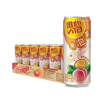 Vita维他气泡蜜桃橙茶饮料310ml*24罐/箱[20元优惠券]-寻折猪