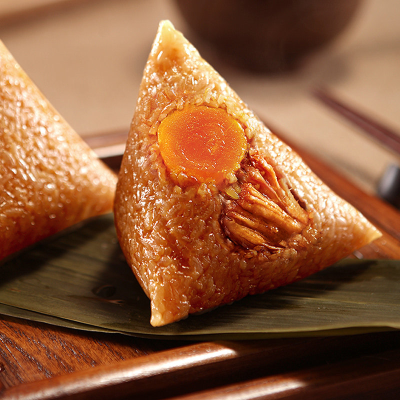 【天猫超市】荣庆和120克蛋黄鲜肉粽端午节嘉兴粽子嘉兴特产棕子