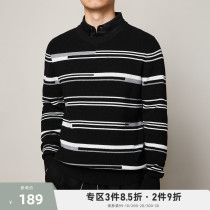 Mackerel Mens 2020 Winter New Fake Two Shirt Collar Knitted Sweater 2752