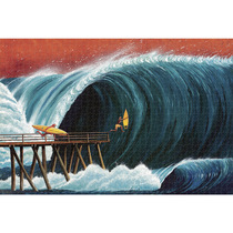 Jigsaw puzzle 1000 pieces cartoon anime oil painting wooden romance and courage wooden toy adult children puzzle gift