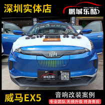 Shenzhen car audio modified Jinlang PS165F set speaker DSP amplifier subwoofer is suitable for Weimar EX5