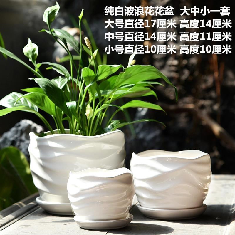 Special rich tree money plant potted bracketplant ceramic flowerpot about high thickening creative celestial being orchid restoring ancient ways