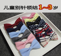 (1-3 years old)Boxer Baby Safety pin Boys Accessories Shirt Collar Flower bow Childrens bow Tie