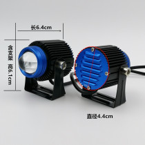 12V60V white yellow light led small steel gun lens LED spotlight Motorcycle Car Truck A- pillar front bumper fog light