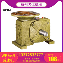 WPDZ Turbo Worm gear reducer small with motor gear WPA vertical reducer lift lift