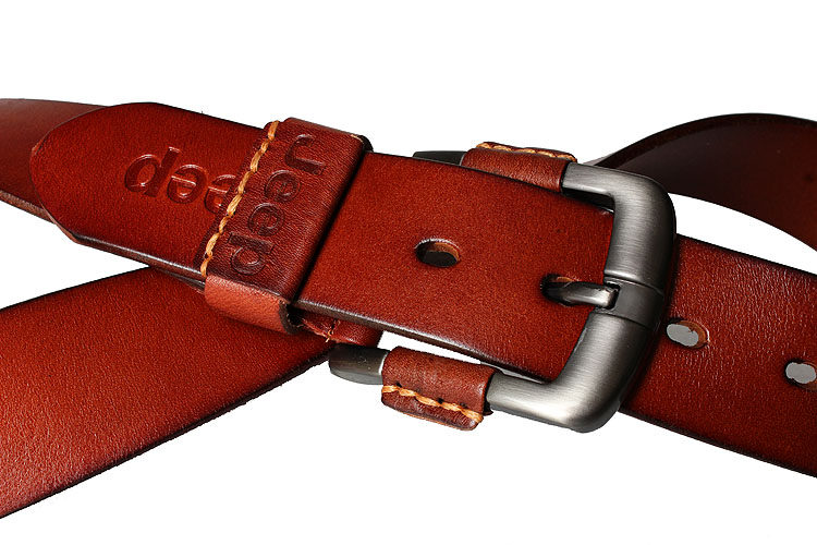 jeep bule男士真皮皮带头层牛皮牛仔裤韩版潮流针扣正品特价包邮