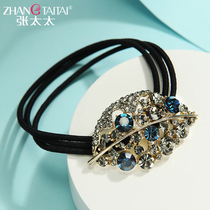 Mrs. Zhang Hairband Korean Net red ins headgear girl headdress cute tie hair high elastic durable rubber band