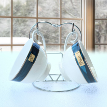 Bone China coffee cup set simple European ceramic cup black tea cup creative English afternoon tea set light luxury