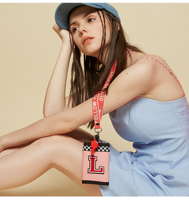 萝拉原创 街头潮酷短款小钱包 简约个性学生零钱包 折叠式卡包女