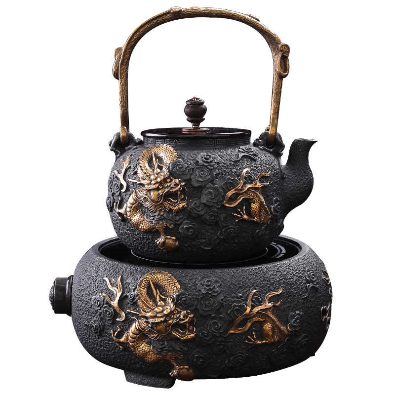 To be household cast iron teapot tea kettle imitation in southern Japan semi - manual boiling tea machine electricity TaoLu teapot