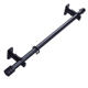 Curtain rod Roman rod double rod ອາຍຸເກົ່າແກ່, double-layer curtain track rod thickened punched silent window rod hook single rod