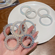 Telephone line Hairband head rope does not hurt hair mermaid Ji ball head 2021 new winter hair rope female tie head