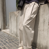 Hip Spot JOO KOREA FW NEW PINT FASHION CASUAL HIGH-END COMMUTER CASUAL PANTS D