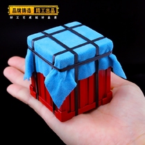 Jedi eating chicken survival surrounding airdrop box pen holder 98K sniper three-level helmet gun model multifunctional toy