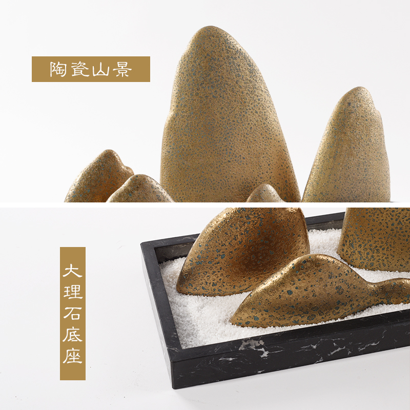 The New Chinese zen ceramic rockery household soft outfit handicraft furnishing articles model the sitting room porch light wine key-2 luxury decoration