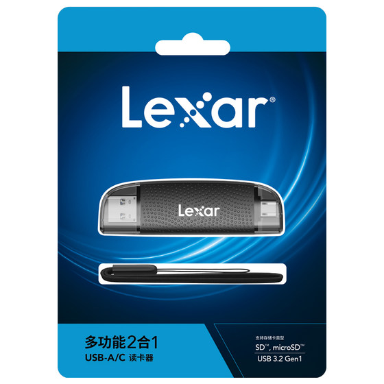 Lexar USB3.2 Gen1 TF/SD 카드 휴대폰 컴퓨터 이중 사용 메모리 카드 고속 카드 리더 Lexar USB3.2 Gen1 TF/SD 카드 휴대폰 컴퓨터 이중 사용 메모리 카드 고속 카드 리더